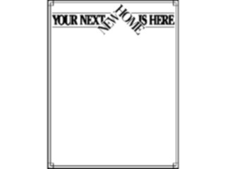 Sticker Custom Preview Image #107462 Real Estate Your Next Home Frame