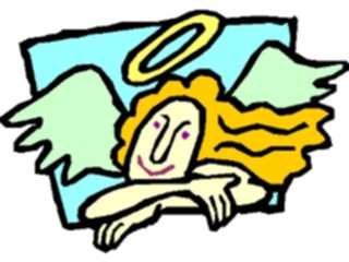 Sticker Custom Preview Image #107468 Religion Angel Cartoons Angel06