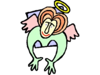 Sticker Custom Preview Image #107469 Religion Angel Cartoons Angel07