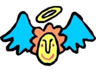 Sticker Custom Preview Image #107470 Religion Angel Cartoons Angel08