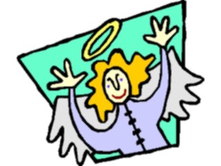 Sticker Custom Preview Image #107471 Religion Angel Cartoons Angel09