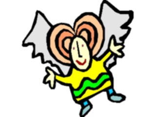 Sticker Custom Preview Image #107497 Religion Angel Cartoons Angel35