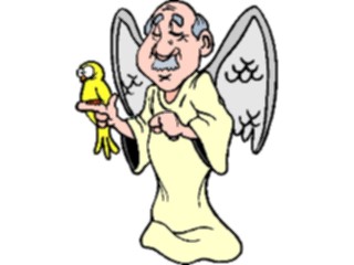 Sticker Custom Preview Image #107529 Religion Angel Cartoons Angel Bird