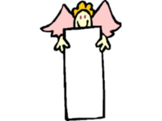 Sticker Custom Preview Image #107628 Religion Angel Cartoons Carrying Sign18