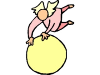 Sticker Custom Preview Image #107637 Religion Angel Cartoons Carrying Sign27