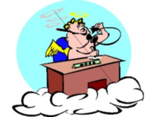 Sticker Custom Preview Image #107639 Religion Angel Cartoons Cherubat Desk