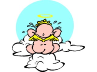 Sticker Custom Preview Image #107646 Religion Angel Cartoons Cherub Crying