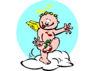 Sticker Custom Preview Image #107649 Religion Angel Cartoons Cherub Dirty2