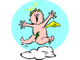 Sticker Custom Preview Image #107656 Religion Angel Cartoons Cherub Happy