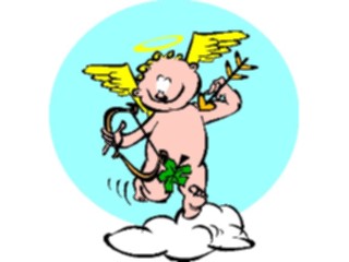 Sticker Custom Preview Image #107694 Religion Angel Cartoons Cherubwith Bow Arrow