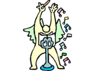 Sticker Custom Preview Image #107721 Religion Angel Cartoons Conducting3