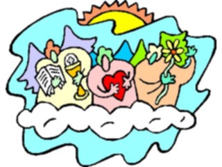 Sticker Custom Preview Image #107777 Religion Angel Cartoons In Heaven