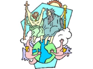 Sticker Custom Preview Image #107782 Religion Angel Cartoons Jesus Godin Heaven