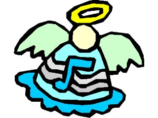 Sticker Custom Preview Image #107787 Religion Angel Cartoons Musical1