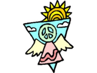 Sticker Custom Preview Image #107802 Religion Angel Cartoons Peace