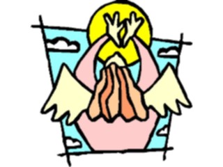 Sticker Custom Preview Image #107828 Religion Angel Cartoons Praying01