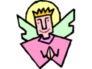 Sticker Custom Preview Image #107831 Religion Angel Cartoons Praying04