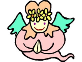 Sticker Custom Preview Image #107837 Religion Angel Cartoons Praying10