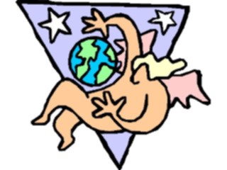 Sticker Custom Preview Image #107846 Religion Angel Cartoons Protecting World1