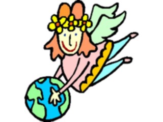 Sticker Custom Preview Image #107851 Religion Angel Cartoons Protecting World6