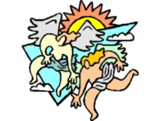 Sticker Custom Preview Image #107856 Religion Angel Cartoons Reaching2