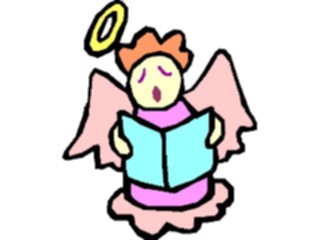 Sticker Custom Preview Image #107860 Religion Angel Cartoons Singing01