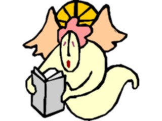 Sticker Custom Preview Image #107861 Religion Angel Cartoons Singing02