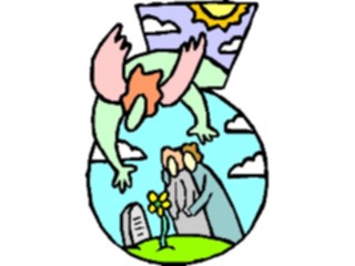 Sticker Custom Preview Image #107878 Religion Angel Cartoons Watching1