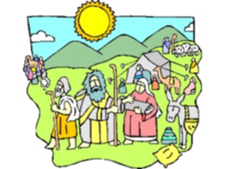 Sticker Custom Preview Image #107904 Religion Biblical Scenes Abraham Sarah