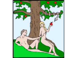 Sticker Custom Preview Image #107910 Religion Biblical Scenes Adam Eve02