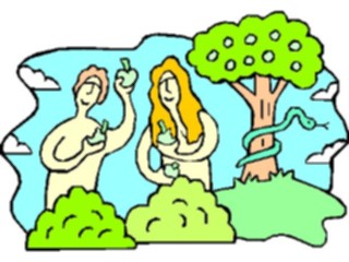 Sticker Custom Preview Image #107916 Religion Biblical Scenes Adam Eve08