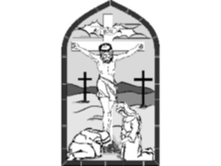 Sticker Custom Preview Image #107970 Religion Biblical Scenes Crucifixion01