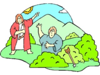 Sticker Custom Preview Image #107999 Religion Biblical Scenes David Jonathan