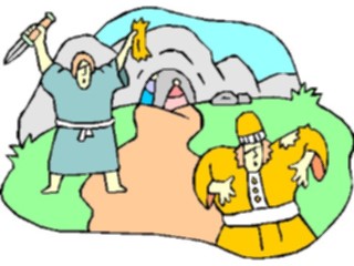 Sticker Custom Preview Image #108002 Religion Biblical Scenes David Saul2