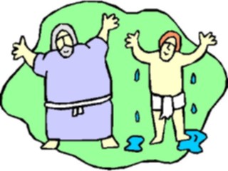 Sticker Custom Preview Image #108015 Religion Biblical Scenes Elisha Naaman