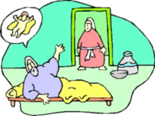 Sticker Custom Preview Image #108016 Religion Biblical Scenes Elisha Woman