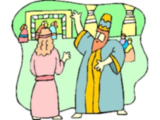 Sticker Custom Preview Image #108019 Religion Biblical Scenes Esther Ahasuerus