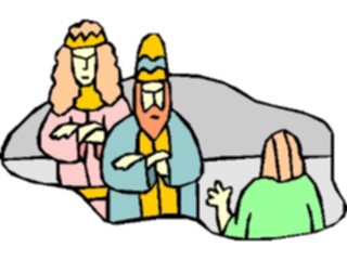 Sticker Custom Preview Image #108020 Religion Biblical Scenes Esther Haman