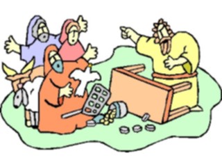 Sticker Custom Preview Image #108024 Religion Biblical Scenes Expellingthe Money Lenders