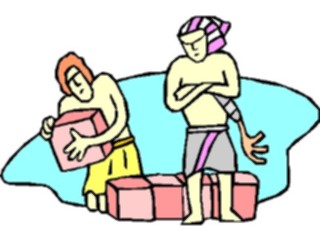 Sticker Custom Preview Image #108052 Religion Biblical Scenes Israelitesin Egypt2