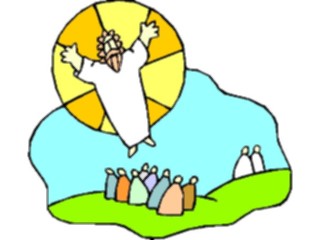 Sticker Custom Preview Image #108148 Religion Biblical Scenes Jesus Ascension