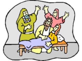 Sticker Custom Preview Image #108180 Religion Biblical Scenes Jesus Healingthe Sick5