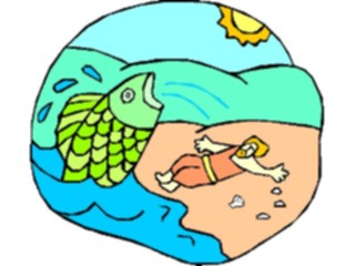 Sticker Custom Preview Image #108214 Religion Biblical Scenes Jonah Whale2