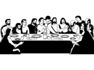 Sticker Custom Preview Image #108247 Religion Biblical Scenes Last Supper3