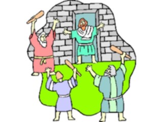 Sticker Custom Preview Image #108252 Religion Biblical Scenes Lot Crowd