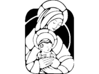 Sticker Custom Preview Image #108258 Religion Biblical Scenes Madonna Child04