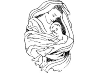 Sticker Custom Preview Image #108261 Religion Biblical Scenes Madonna Child07