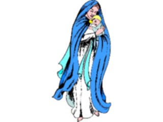 Sticker Custom Preview Image #108263 Religion Biblical Scenes Madonna Child09
