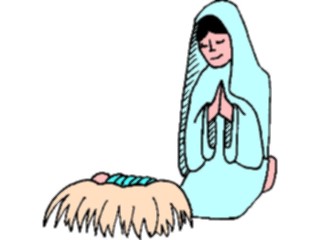 Sticker Custom Preview Image #108265 Religion Biblical Scenes Madonna Child11