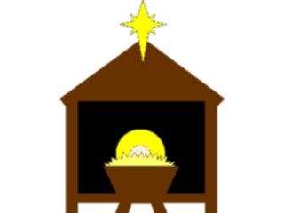 Sticker Custom Preview Image #108269 Religion Biblical Scenes Manger03